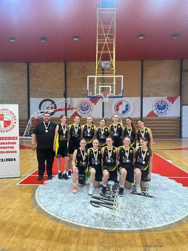 Juniorkama ŽKK Posušje drugo mjesto u završnici doigravanja košarkaškog prvenstva Herceg Bosne