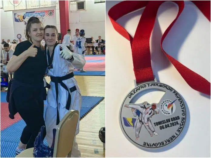 Helena Mioc Drugoplasirana U Bih U Taekwondou I Talentirana Nogometasica