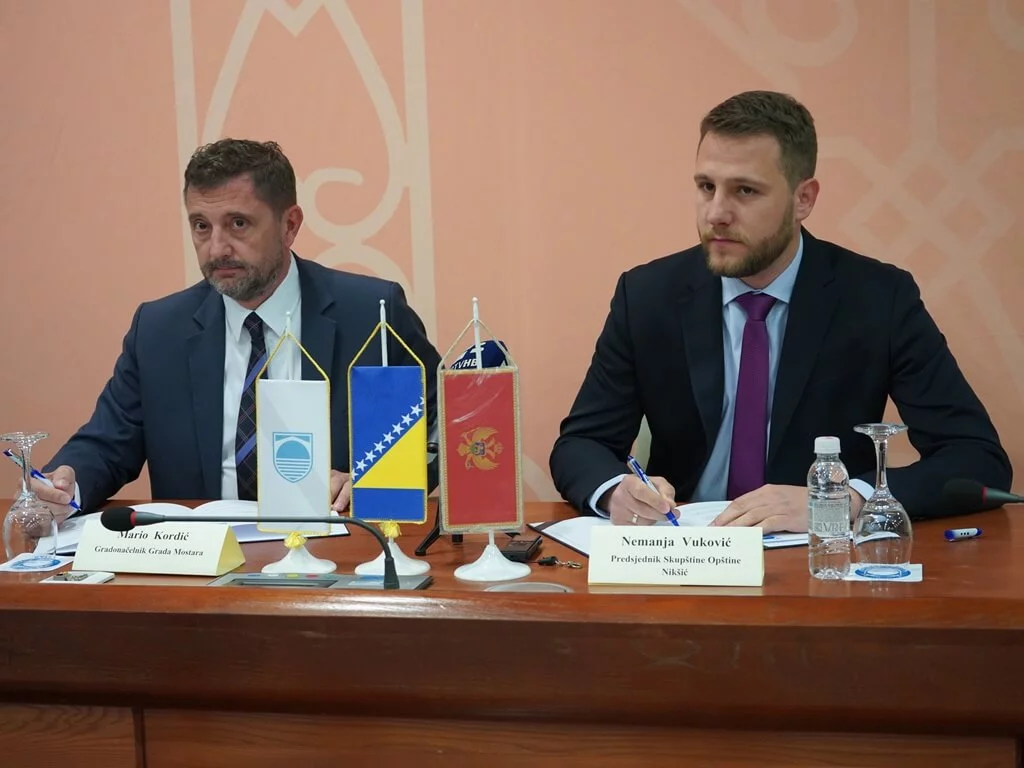 Mostar i Nikšić potpisali Memorandum o prijateljstvu i saradnji