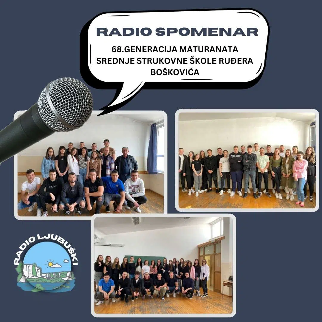 Video/Radio spomenar: Ljubuški maturanti u eteru