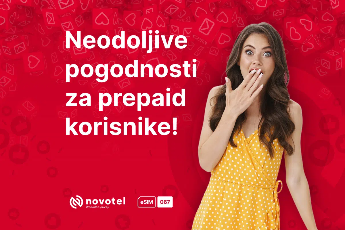 Neodoljive pogodnosti Novotela za prepaid korisnike!