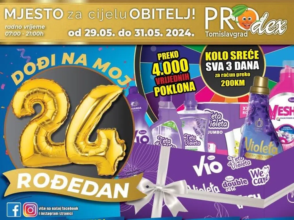 PRODEX obilježava 24. godišnjicu i sprema velika iznenađenja