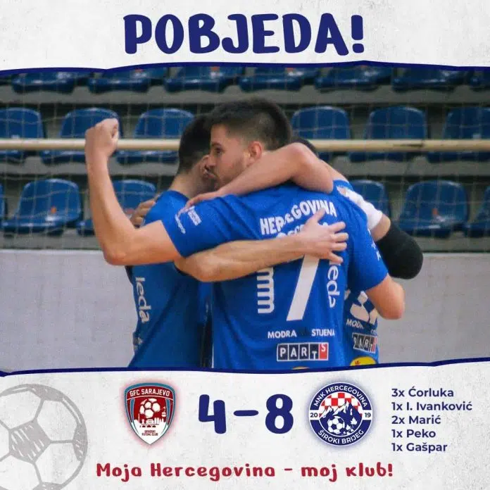 Hercegovina Nakon Produzetaka Slavila U Sarajevu I Povela U Finalnoj