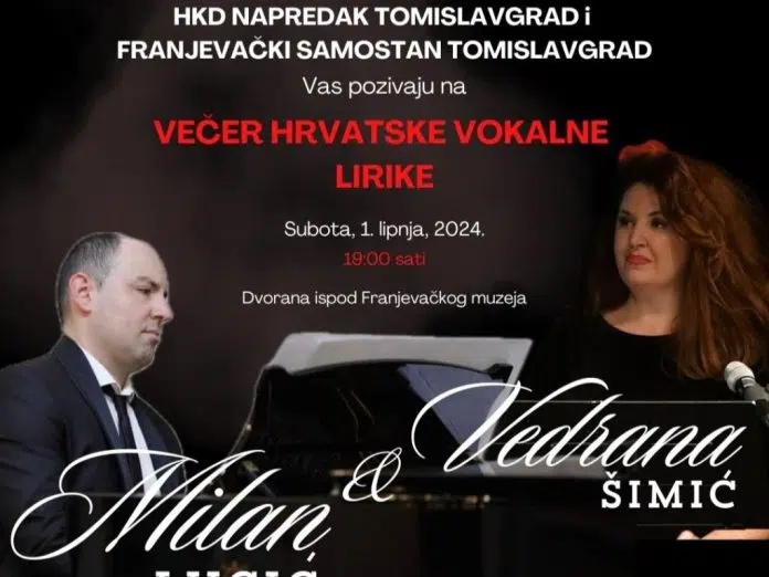 Koncert Klasicne Glazbe Hrvatska Vokalna Lirika Organiziran Od Strane Hkd