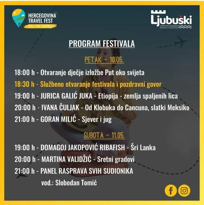 Najava Treci Hercegovina Travel Fest U Ljubuskom