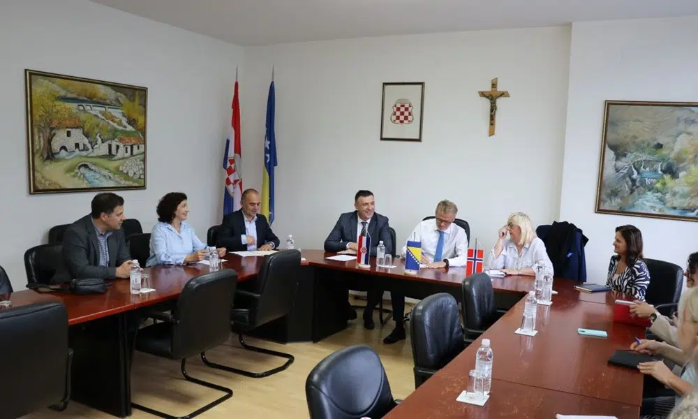 Posjet Veleposlanika Kraljevine Norveške u BiH, Nj. E. Olava Reinertsena Županiji Zapadnohercegovačkoj