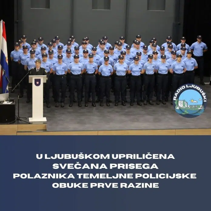 1717435368 Svecana Prisega Polaznika Temeljne Policijske Obuke Prve Razine U Ljubuskom