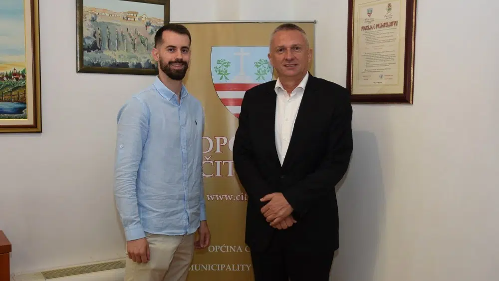 Načelnik Općine Čitluk dočekao prvaka Europe u karateu