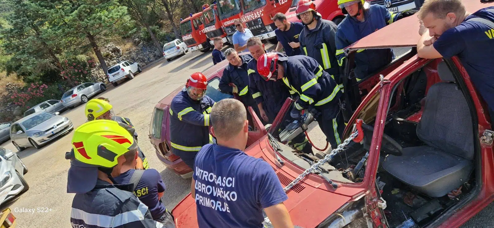 Fotografija: Vatrogasci iz Neuma održali su vježbu sa kolegama iz Dubrovačkog primorja