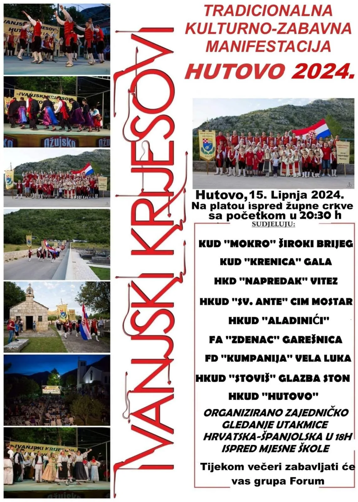 NAJAVA: Ivanjski krijesovi 2024. u Hutovu