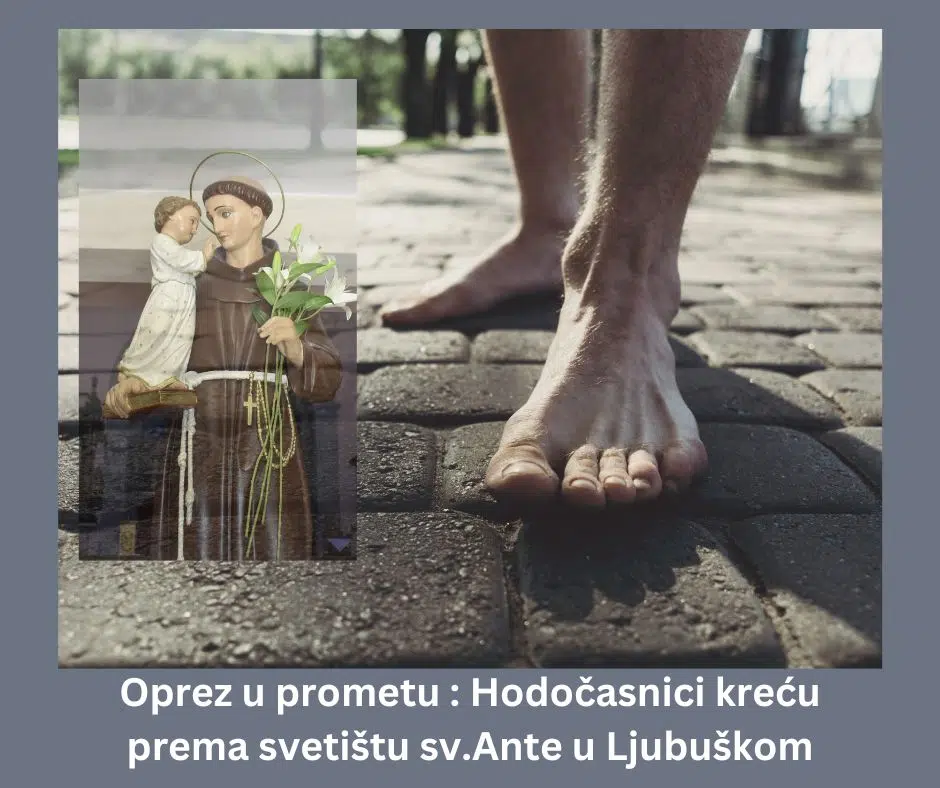 Vozači oprez: Veliki broj hodočasnika ide ka Ljubuškom