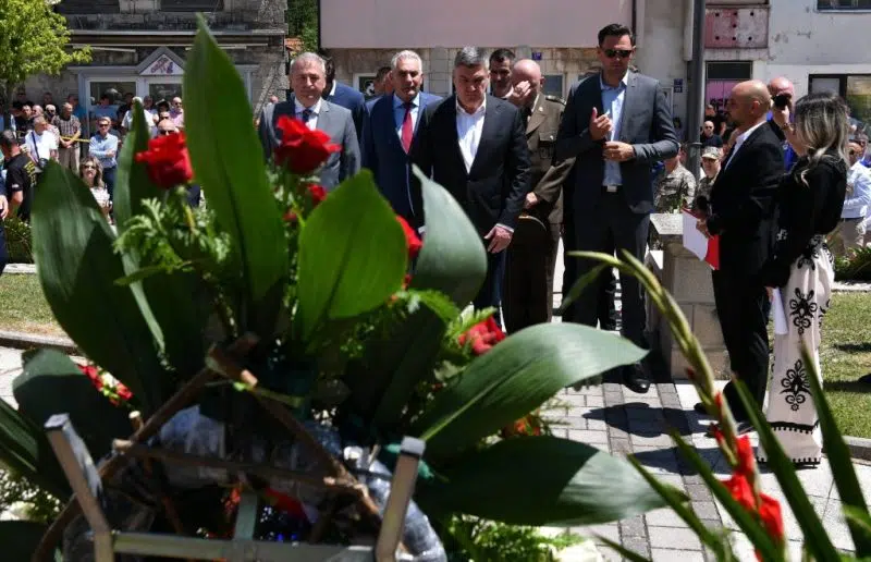 FOTO: Saopćenje iz Ureda predsjednika RH Zorana Milanovića o posjeti i govoru u Tomislavgradu