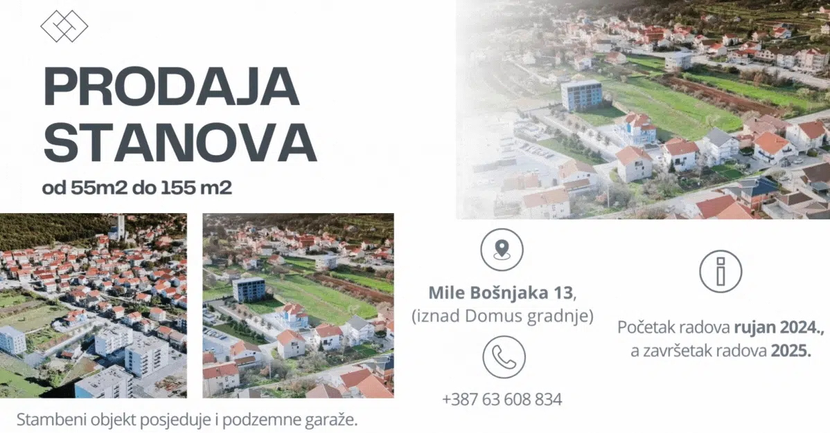 Prva luksuzna zgrada u srcu Posušja: Početak izgradnje uskoro