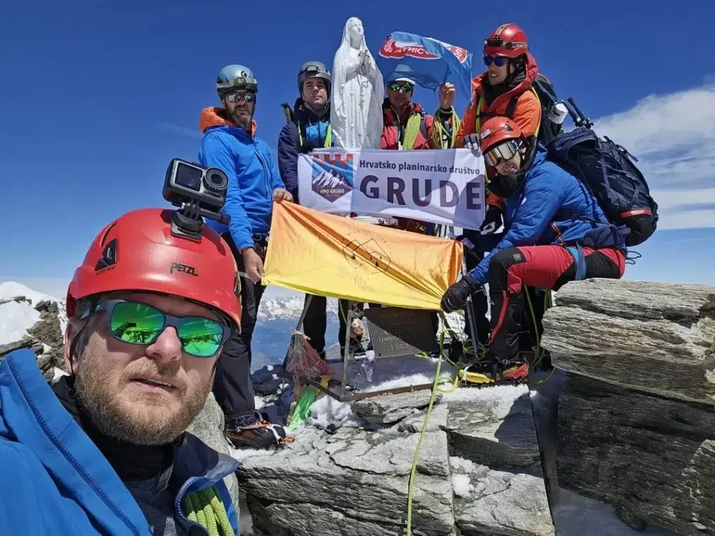 Petorica Ljubušaka i Gruđanin na pohodu ka Gran Paradisu i Mont Blanc-u