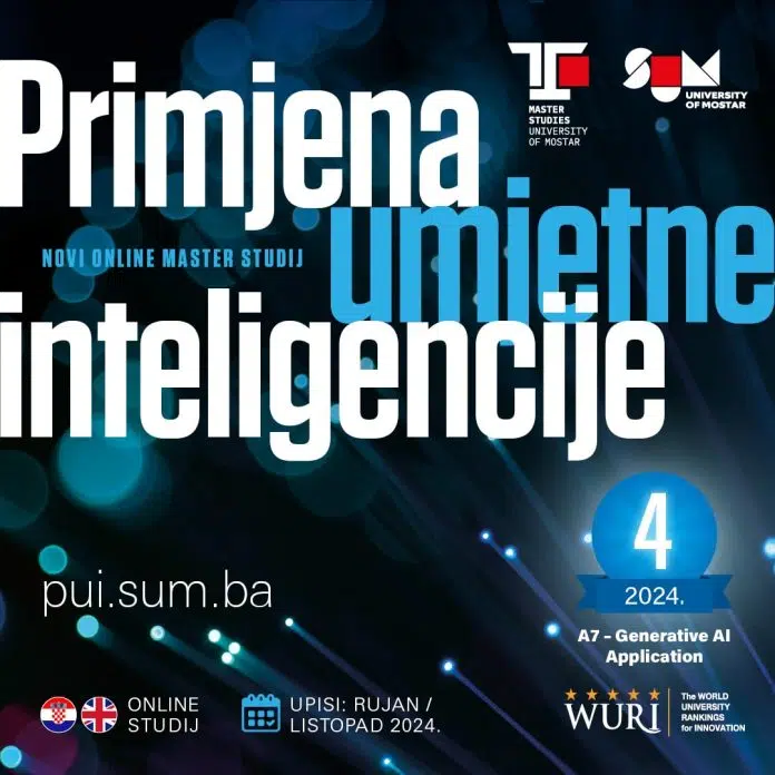 Inovativno Obrazovanje Na Sum U Online Studij Primjena Umjetne Inteligencije Od