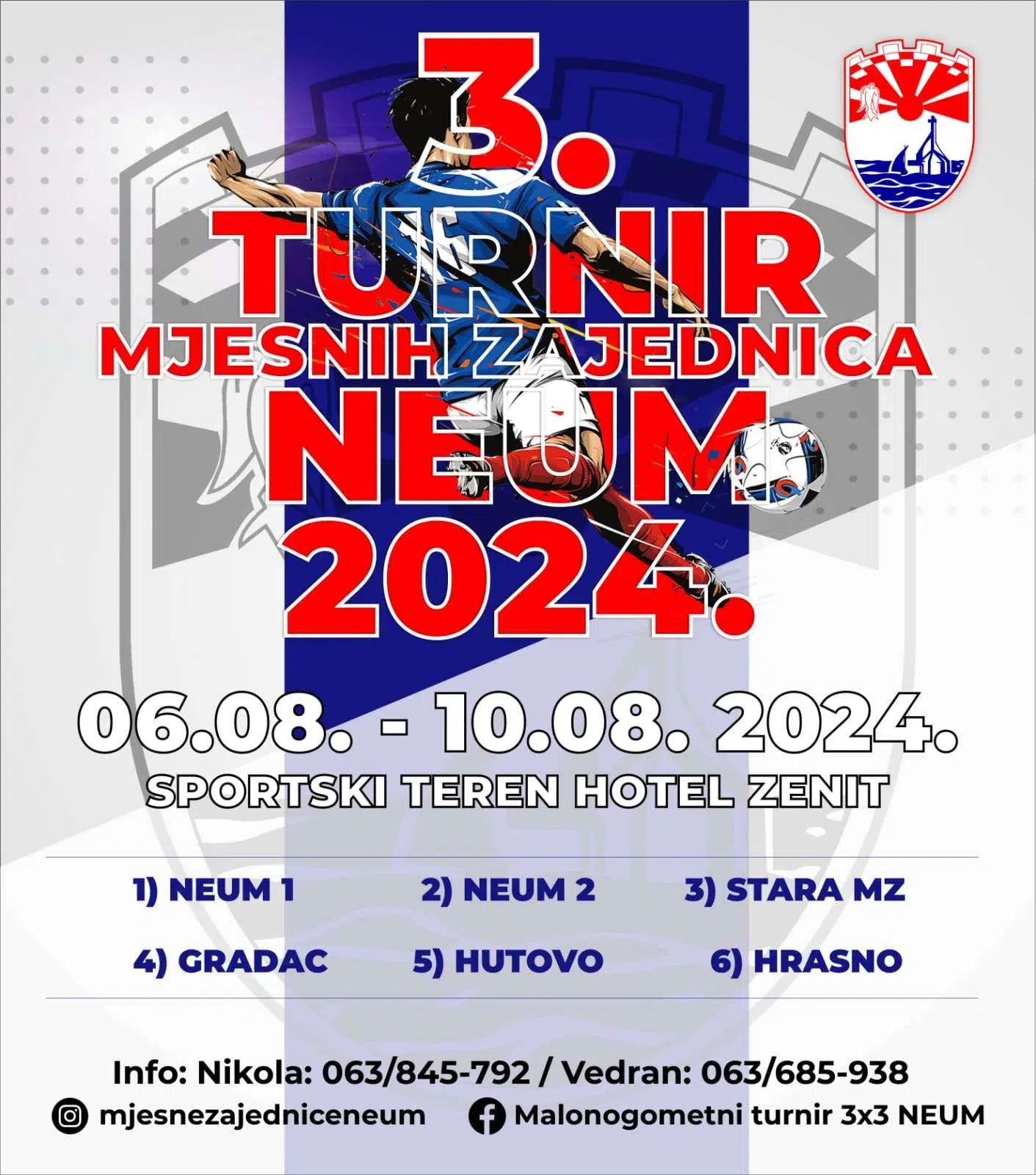 NAJAVA: Treći turnir mjesnih zajednica općine Neum