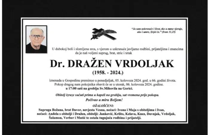 1722898883 Dr Drazen Vrdoljak Preminuo