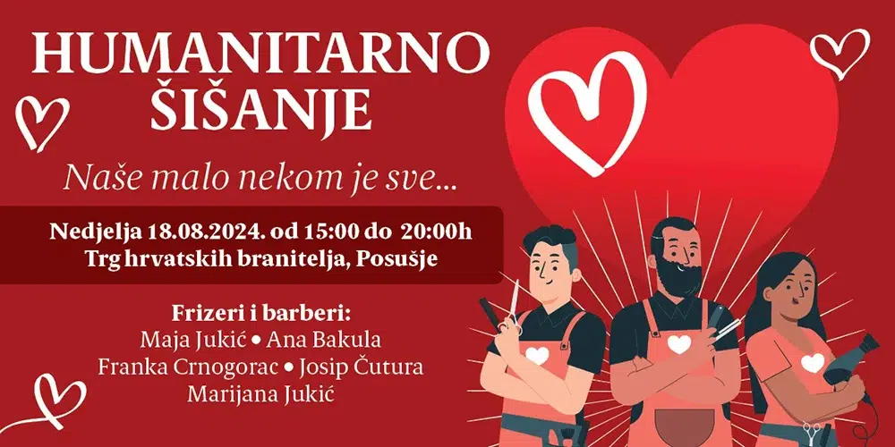 Humanitarno šišanje u Posušju: Za nekoga je naše malo sve