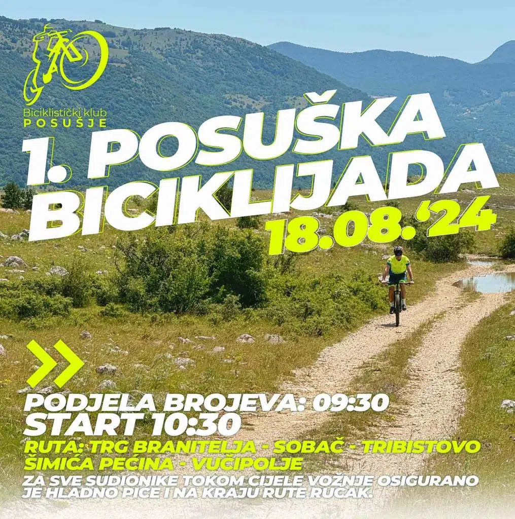 Ponovo u vožnji s Biciklističkim klubom Posušje: Ovaj put nas čeka zahtjevnija ruta