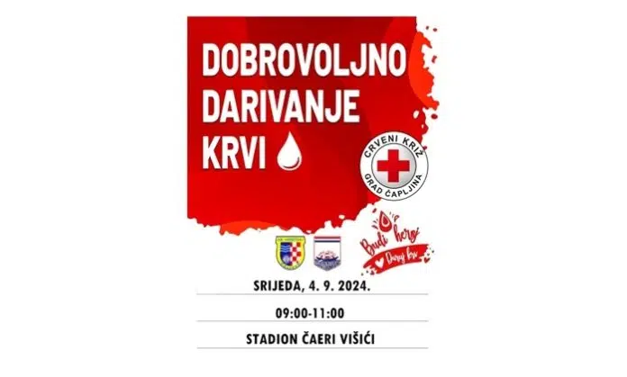 Akcija dobrovoljnog davanja krvi u Višićima u srijedu, 4. septembra Akcija Dobrovoljnog Davanja Krvi U Visicima U Srijedu 4 Septembra