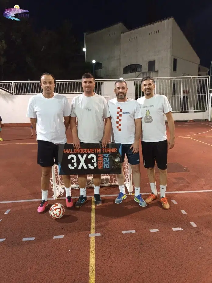 Druga Vecer Malonogometnog Turnira 3×3 U Neumu Uzbudljive Utakmice Na
