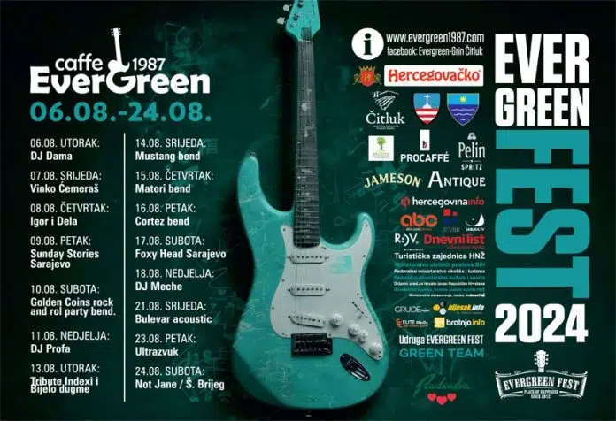 Evergreen Fest 2024: 15 dana u ritmu muzičkog spektakla u Evergreen Fest 2024 15 Dana U Ritmu Muzickog Spektakla U