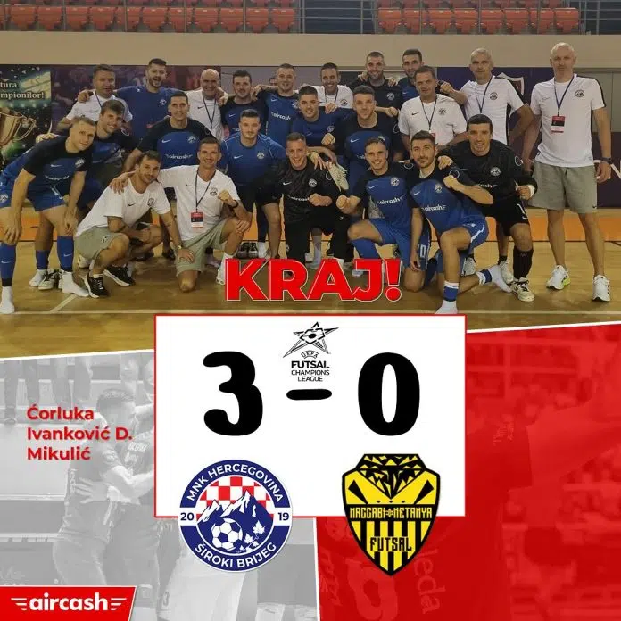 Hercegovina Ostvarila Pobjedu Protiv Izraelske Ekipe Maccabi Netanya U Ligi