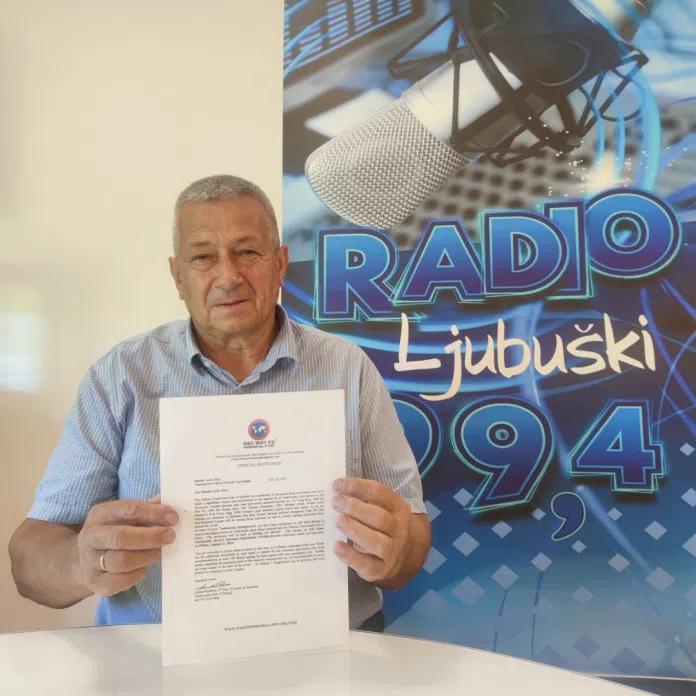 Ljubusak Ante Nizic Ide U Minhen Na Prijem U Taekwondo