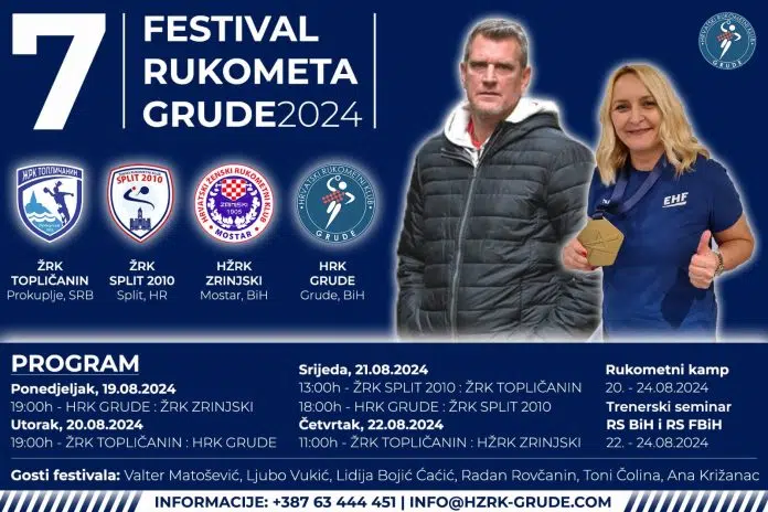 Najava Festival Rukometa U Grudama 2024 I Promocija Monografije Rukometne