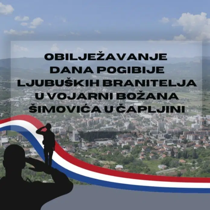 NAJAVA: Komemoracija poginulim ljubuškim braniteljima u srijedu, 14.8. u vojarni Najava Komemoracija Poginulim Ljubuskim Braniteljima U Srijedu 148 U Vojarni