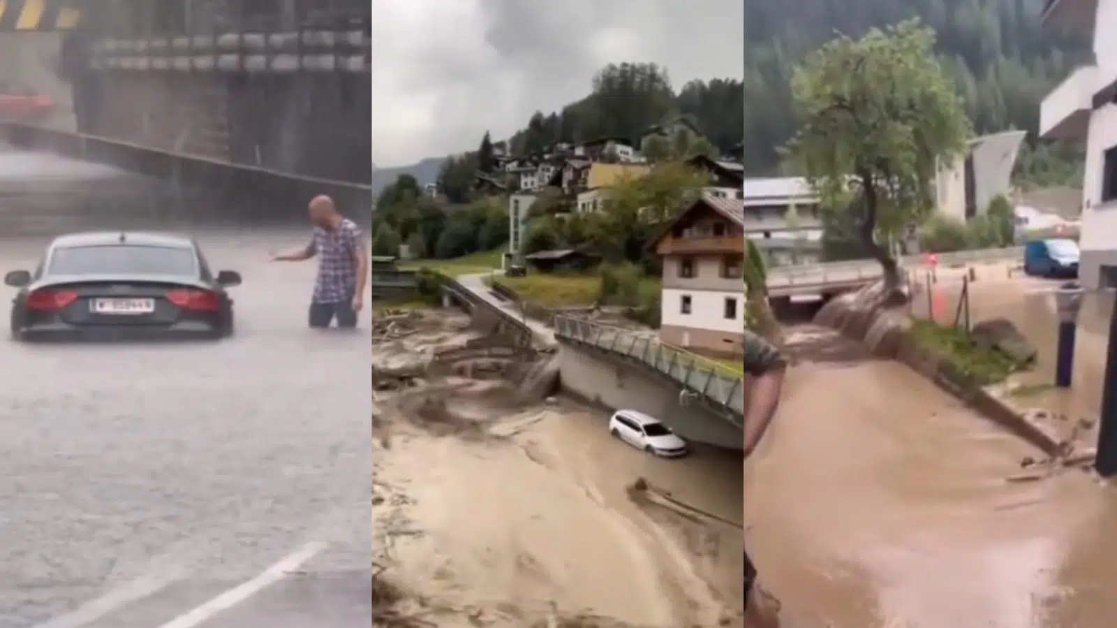 Nevrijeme u Austriji, dijelovi Beča pod vodom
