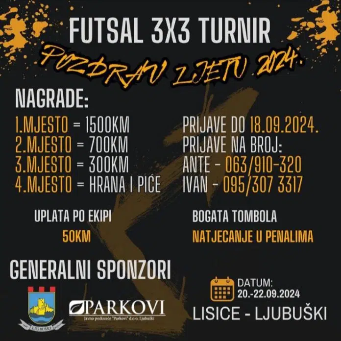 Novi Futsal Turnir Dobrodoslica Ljetu U Lisicama