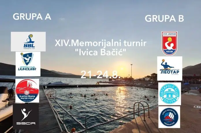 Xiv Memorijalni Vaterpolo Turnir Ivica Bacic Raspored Dostupan Ovdje