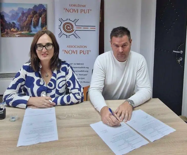 Potpisan memorandum o saradnji između Centra za socijalni rad Čitluk i Udruženja “Novi put”