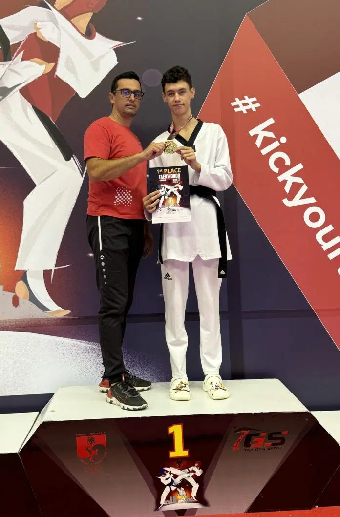 DAVID MILIČEVIĆ OSVOJIO ZLATNU MEDALJU U ALBANIJI 1727647488 David Milicevic Osvojio Zlatnu Medalju U Albaniji