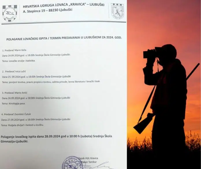 Hul Kravica Predavanja Za Lovacke Pripravnike I Polaganje Lovackog Ispita