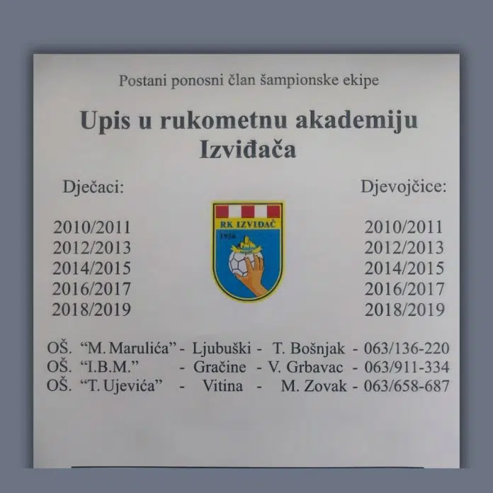 Prijavi Se Na Rukometnu Akademiju Izvidaca