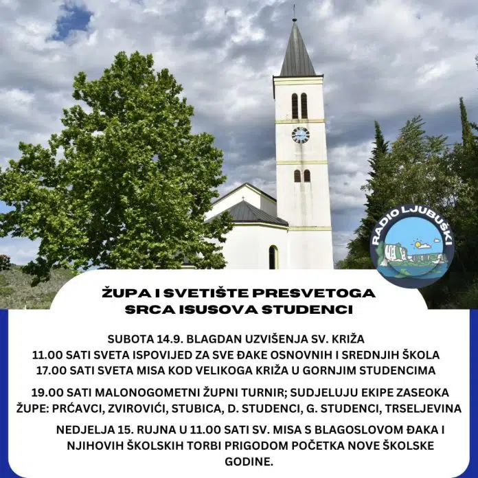 Studenci Svetosavska Liturgija Kod Velikog Krsta Turnir Malog Nogometa Zaselaka