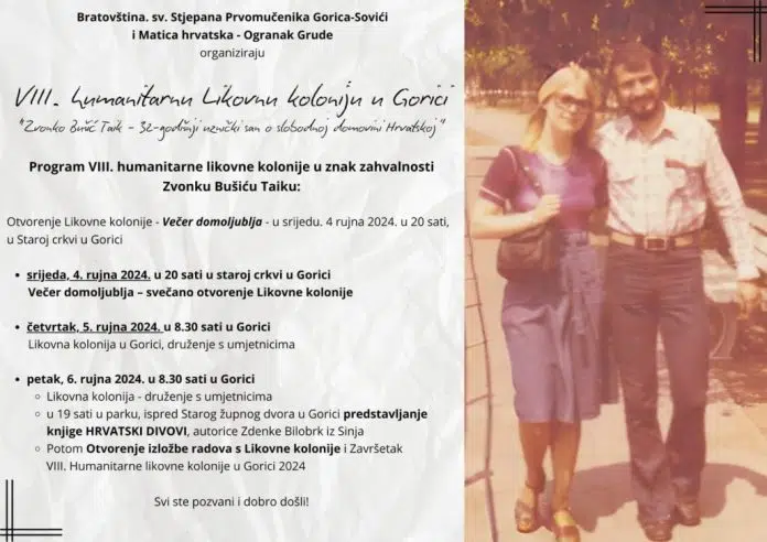 Viii Humanitarna Likovna Kolonija Zvonko Busic Taik 32 Godisnji San