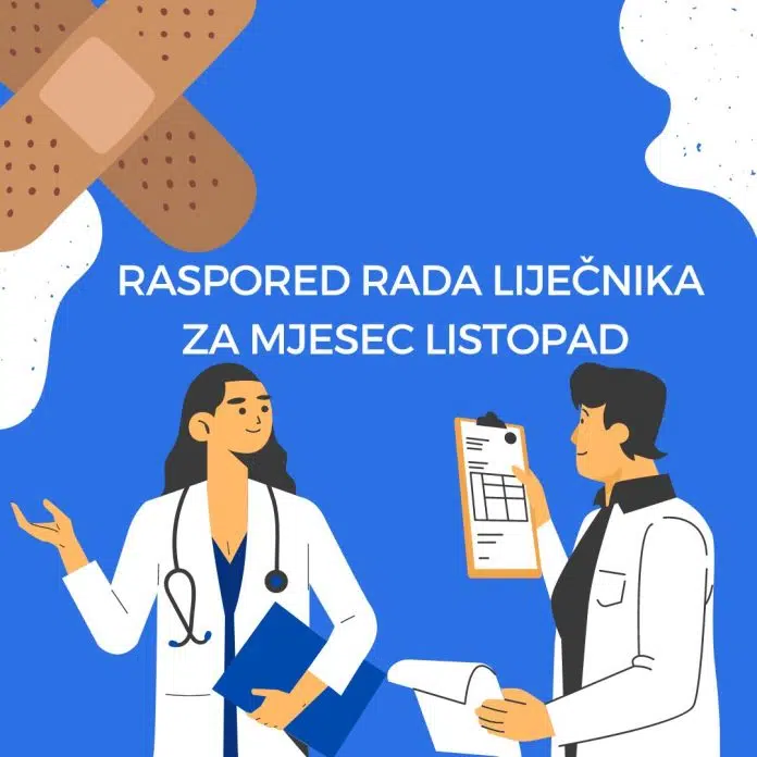 1728577739 Dz Ljubuski Plan Rada Lijecnika Za Mjesec Listopad
