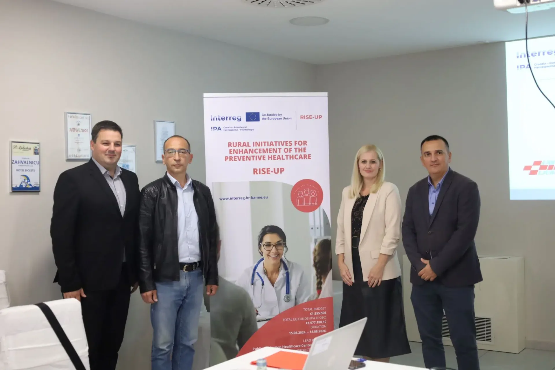 Dom zdravlja Ljubuški ugostio sastanak partnera u projektu prekogranične suradnje iz Programa Interreg IPA pod nazivom RISE-UP.