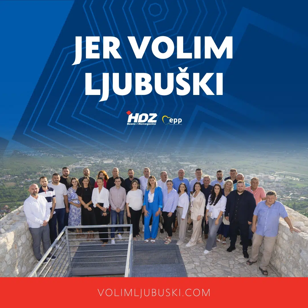 HDZ BiH ubjedljivi pobjednik lokalnih izbora u Ljubuškom sa 82,87% glasova, objavljen novi sastav Gradskog vijeća