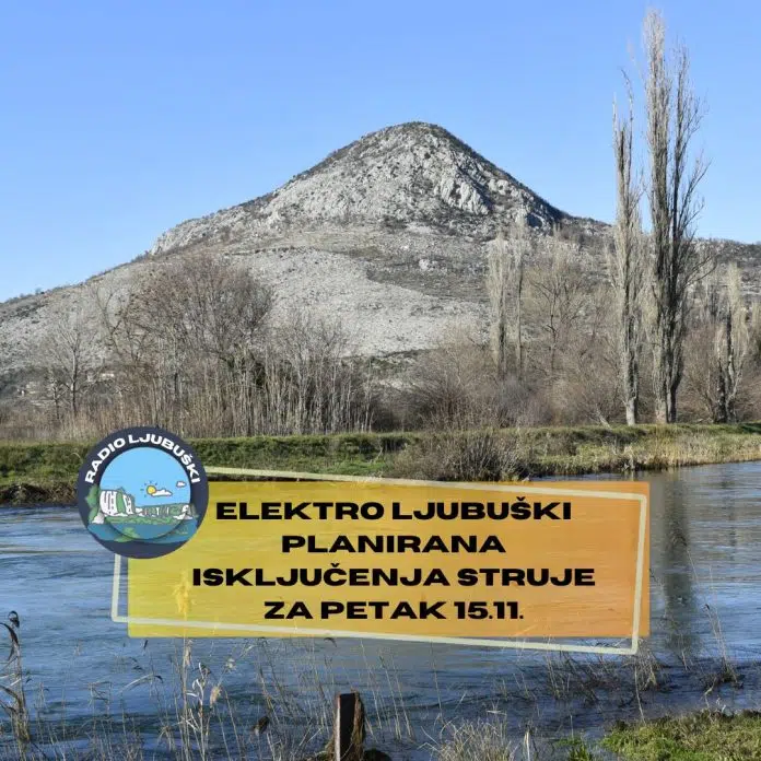 Elektro Ljubuski Obavijest O Iskljucenjima