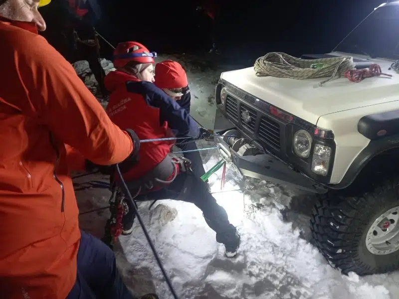 FOTO/VIDEO: Akcija spašavanja na snježnoj Čvrsnici