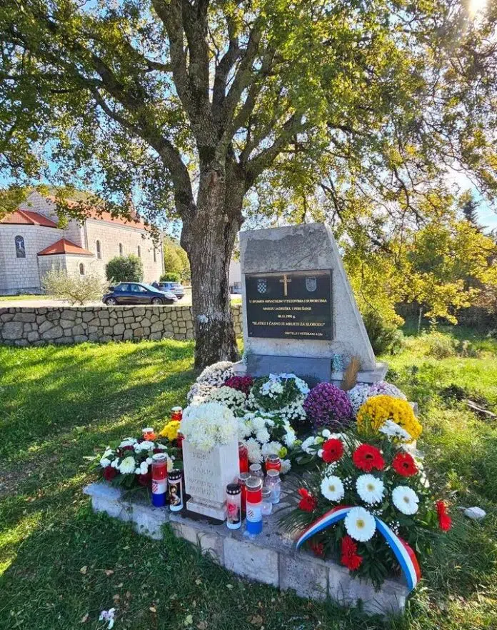 Obiljezena Godisnjica Pogibije Hrvatskog Branitelja Pere Sanje
