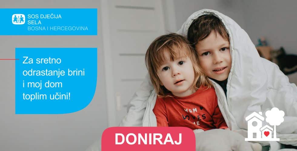 Utoplimo SOS kuće u kojima odrastaju djeca bez roditeljskog staranja