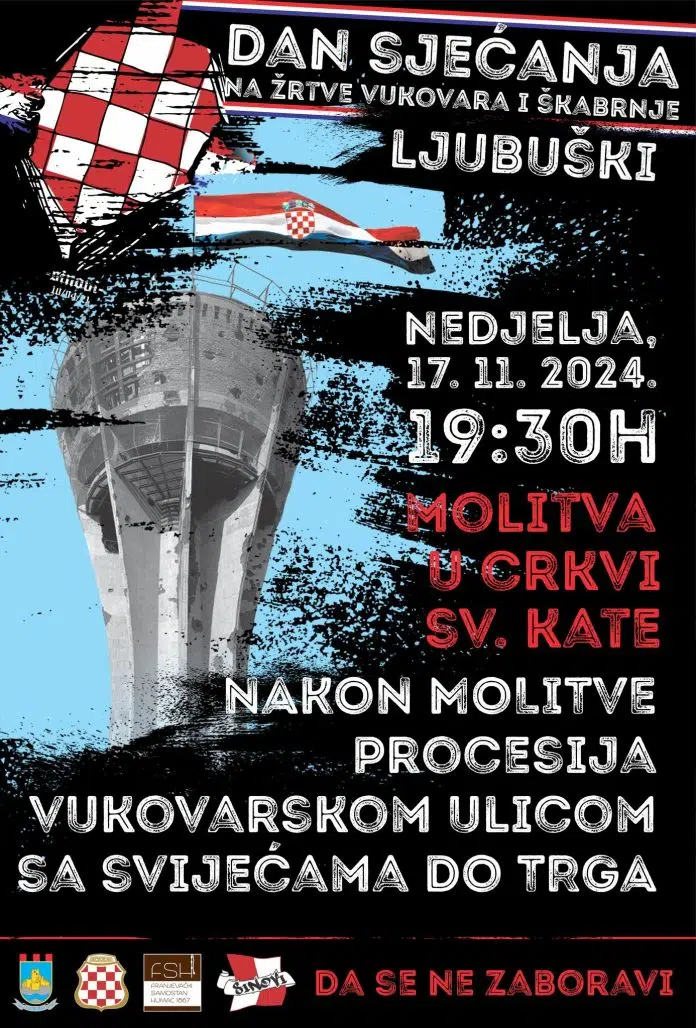 U nedjelju 17.11. Dan sjećanja u Ljubuškom U Nedjelju 1711 Dan Sjecanja U Ljubuskom