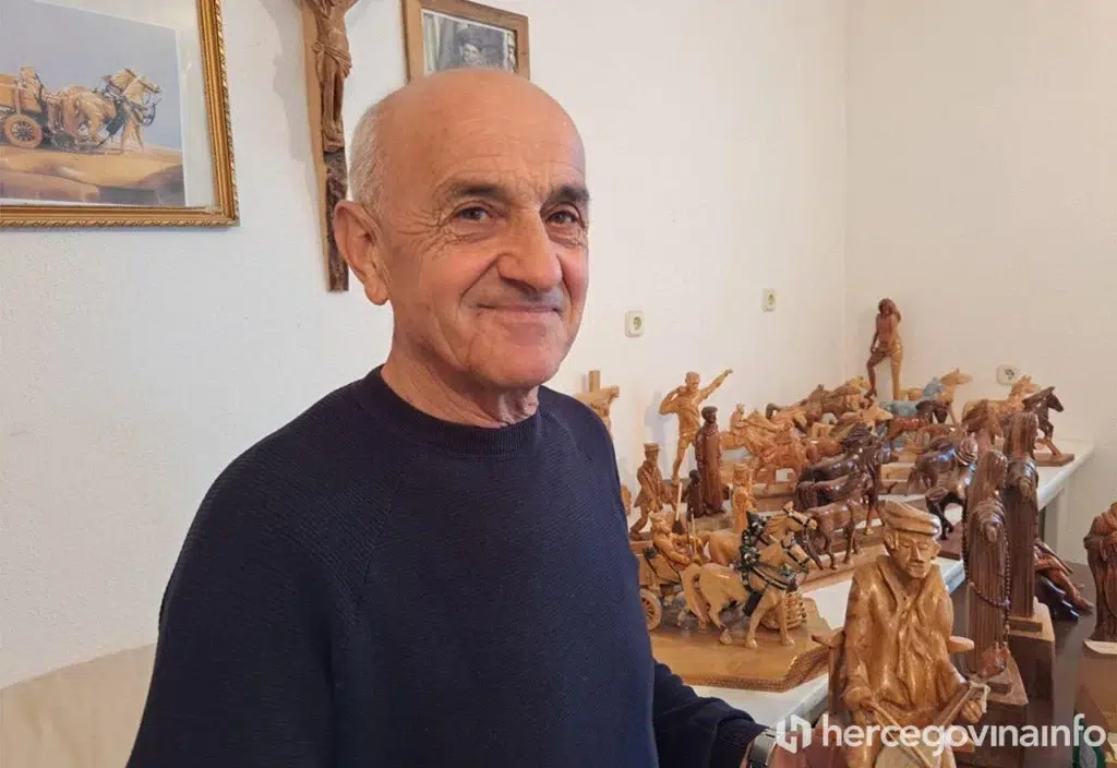FOTO Drago Ivković – Jole, samouki umjetnik koji svojim skulpturama oživljava prošlost Livna