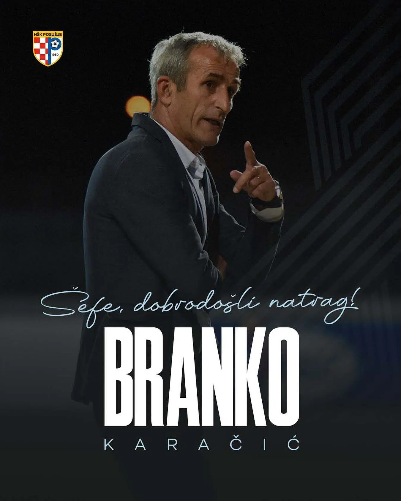 Branko Karačić novi trener HŠK Posušje