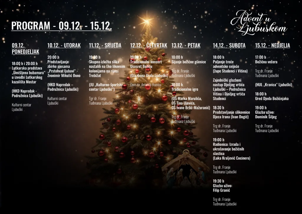 Advent u Ljubuškom:Kreću prijave za noćnu utrku Advent Night Run 2024